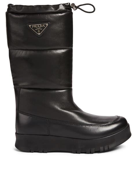 prada black puffer|prada puffer boots.